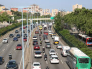 El 96% dels vehicles previstos ja han sortit de l’àrea de Barcelona en l’operació sortida del pont de l’1 de maig